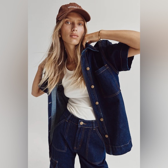 DISSH Jackets & Blazers - DISSH Dark Blue Jean Jacket